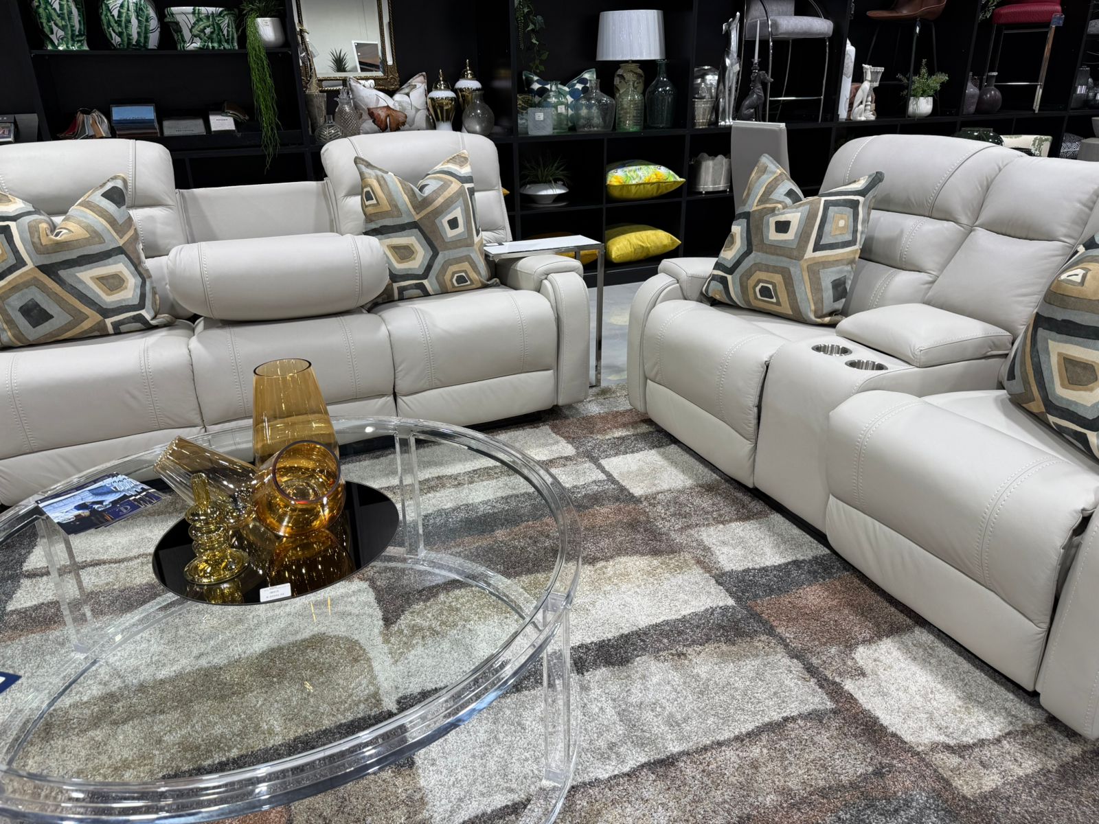 Motion Genuine Leather Lounge